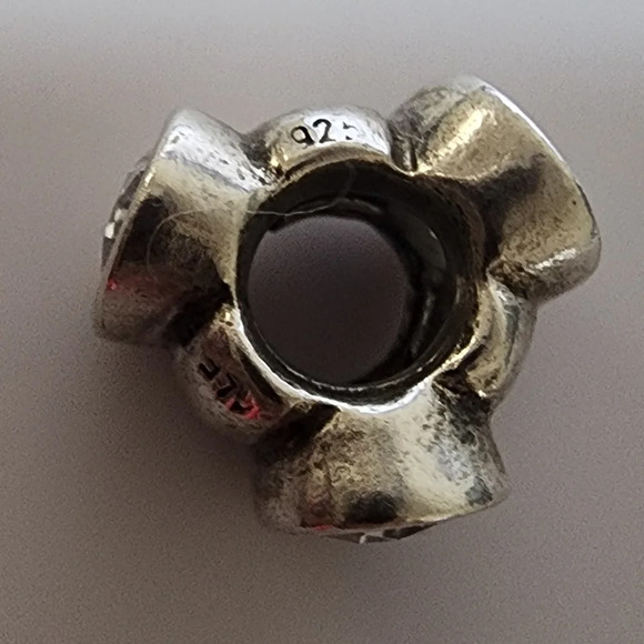 PANDORA Big CZ Clear Skies Sterling Silver Charm With Clear Zirconia - Picture 4 of 6
